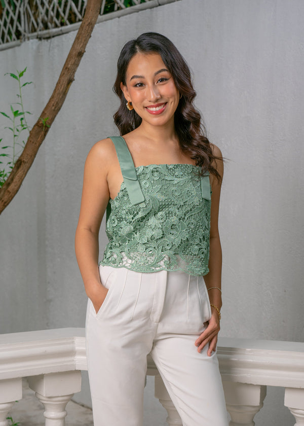 Vera Top - Sage Green