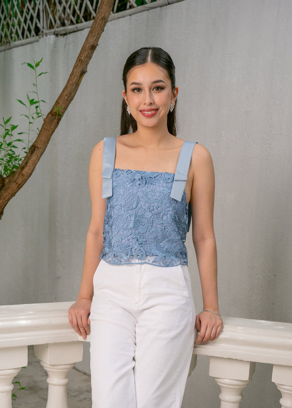 Vera Top - Powder Blue