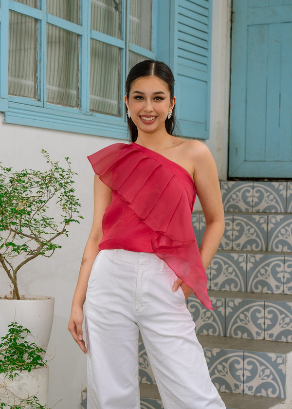 Paloma Top - Fuchsia
