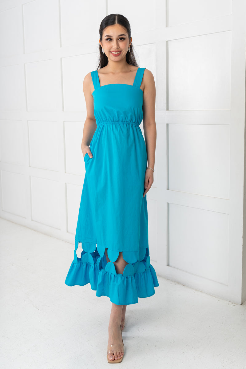 Mia Dress - Aqua Blue