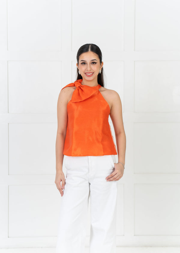 Laura Halter 2way Top - Orange