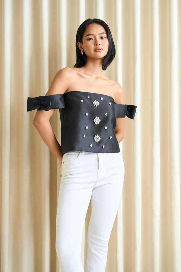 Viona 3-way Top - Black