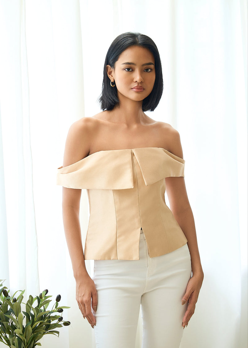 Leila Top - Gold Beige