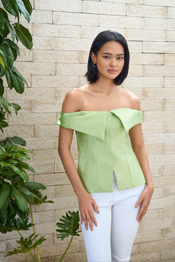 Leila Top - Apple Green