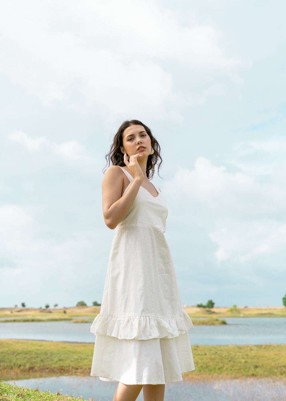 Ilka 2-way Dress - White X Red Ribbon – Wear Sundays