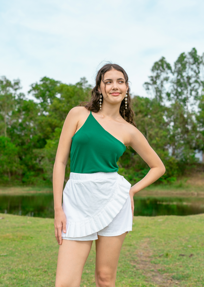 Sabrina Top - Emerald Green